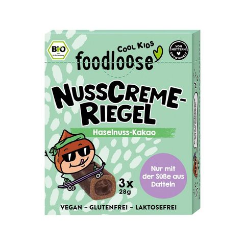 Nusscreme-Riegel Haselnuss-Kakao, EU Bio
