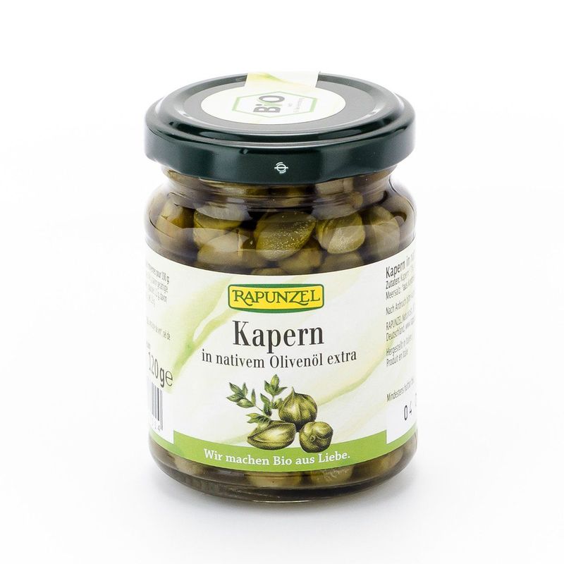 Kapern in Olivenöl, EU Bio