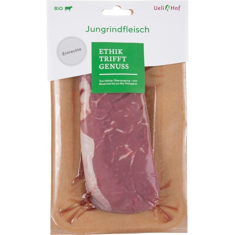 Jungrindsentrecôte, Bio Knospe Schweiz