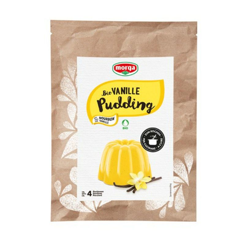 Pudding Vanille glutenfrei, Bio Knospe