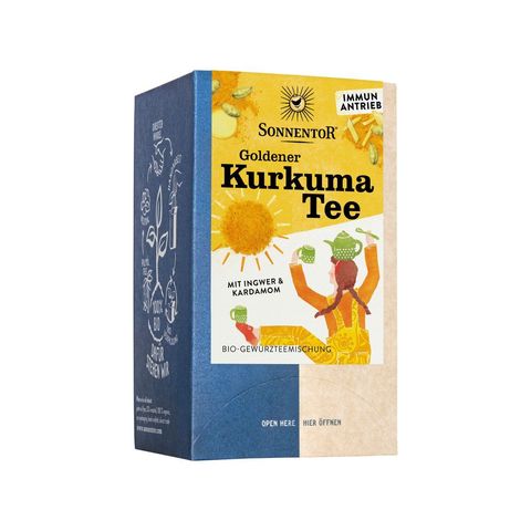 Goldener Kurkuma Tee, Gewürztee, EU Bio