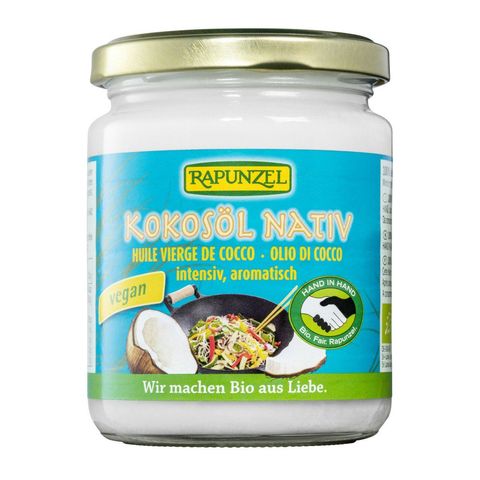 Kokosöl nativ, HIH, EU Bio / Fairer Handel (Claro; Hand in Hand; etc.)