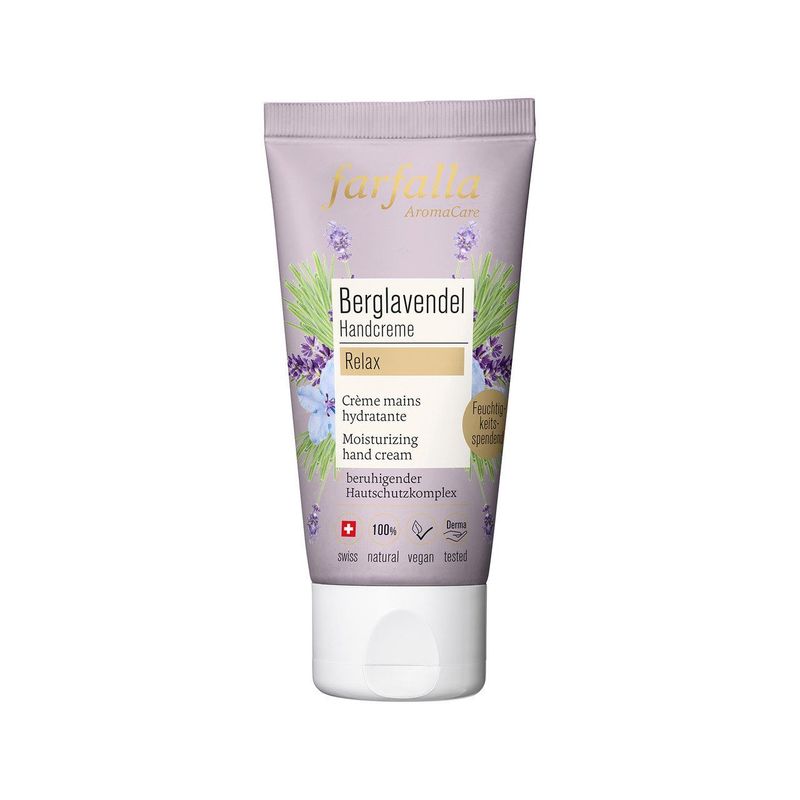 Berglavendel Relax Schön entspannt Handcreme, NaTrue