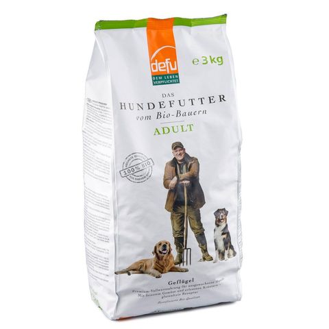 Hundefutter Adult Geflügel, EU Bio