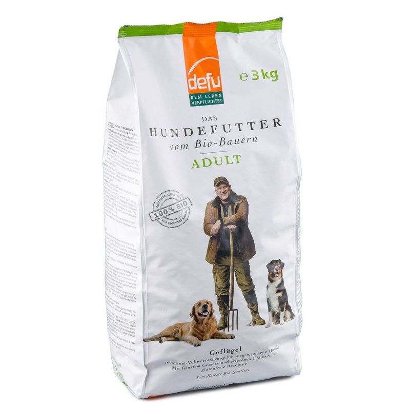 Hundefutter Adult Geflügel, EU Bio