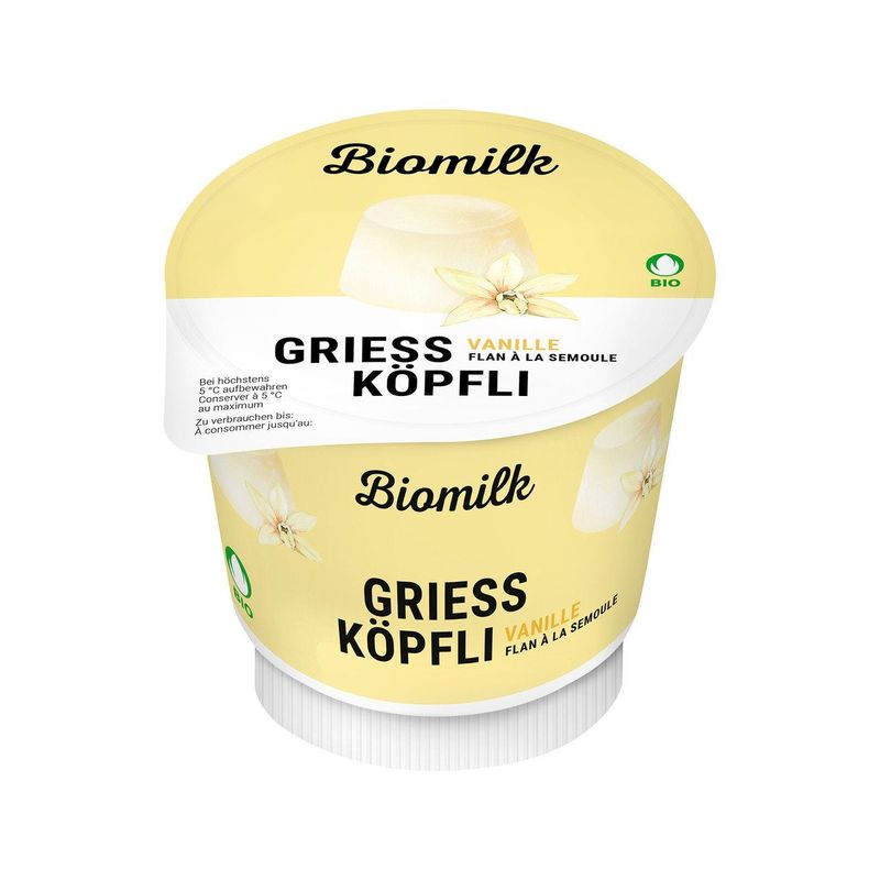 Griessköpfli Vanille, Bio Knospe