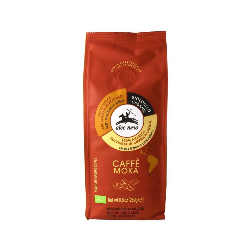 Kaffee Mokka gemahlen Hochland, 100% Arabica, EU Bio