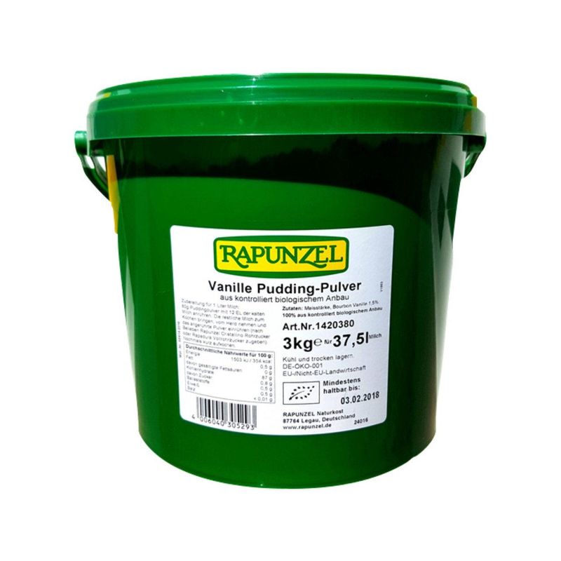 Vanillecrèmepulver, EU Bio