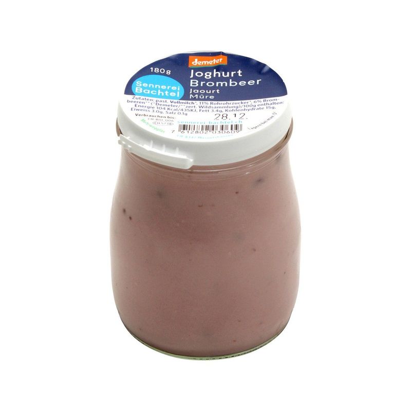 Jogurt Brombeer, Demeter