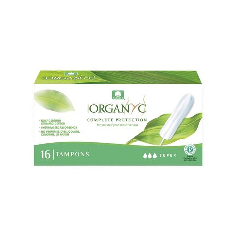 Tampons Super, GOTS Global Organic Textile Standard