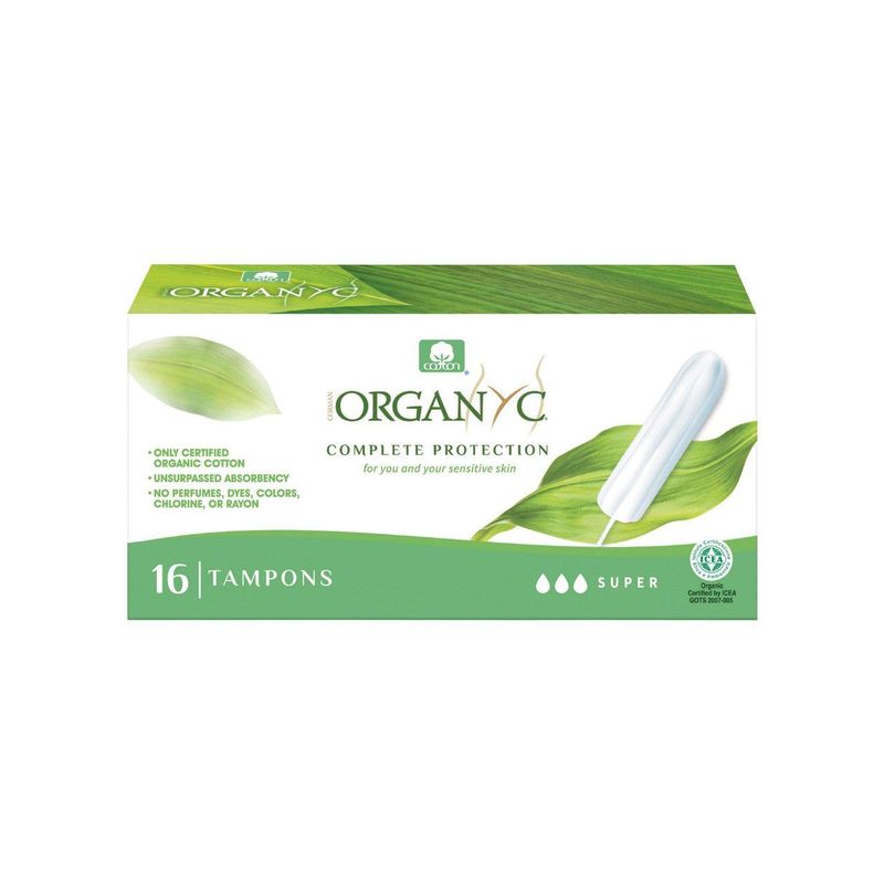 Tampons Super, GOTS Global Organic Textile Standard