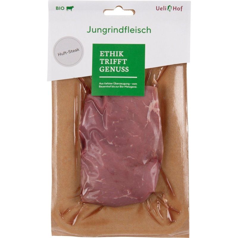 Jungrindshuftsteak, Bio Knospe Schweiz
