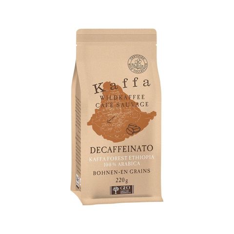 Wildkaffee Kaffa Decaffeinato Bohnen, Schweizer Bio-Verordnung