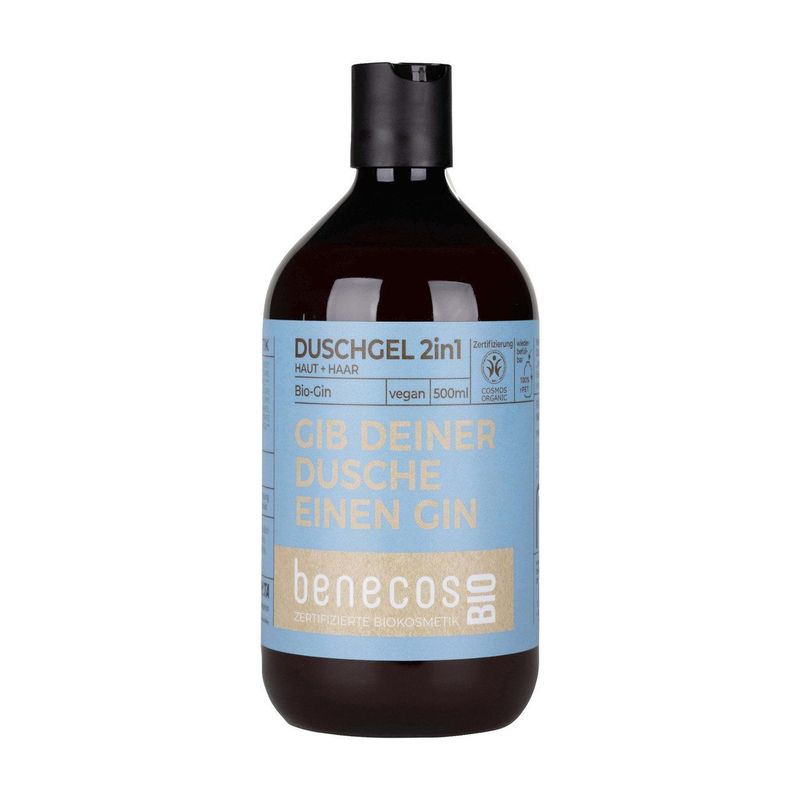 Duschgel 2in1 BIO-Gin Haut & Haar, BDIH COSMOS ORGANIC