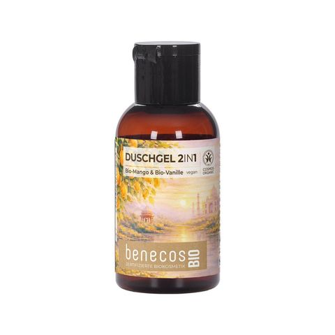 Duschgel 2-in-1, Bio-Mango & Bio-Vanille Mini, BDIH COSMOS ORGANIC