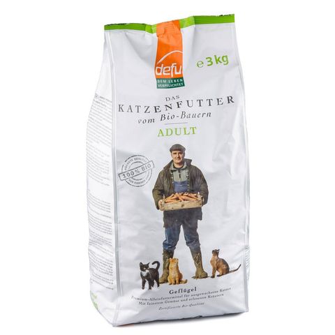 Katzenfutter Adult Geflügel, EU Bio