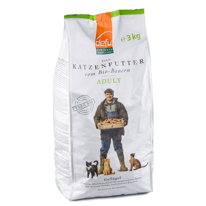 Katzenfutter Adult Geflügel, EU Bio
