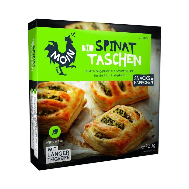 TK Spinat Taschen, EU Bio