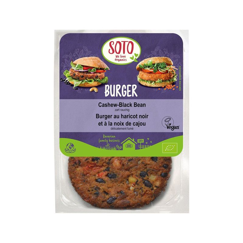 Burger Cashew Black Bean, EU Bio
