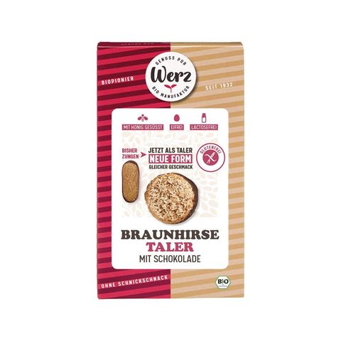 Braunhirse-Taler glutenfrei, EU Bio