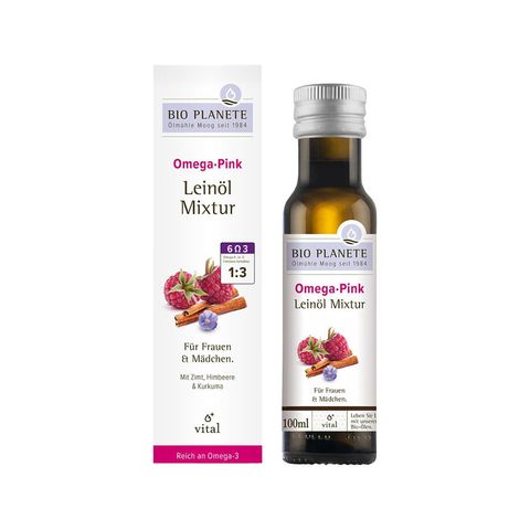 Omega Pink Leinöl-Mixtur, EU Bio