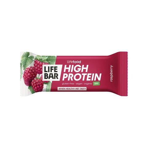 Lifebar Riegel Protein Himbeere, EU Bio