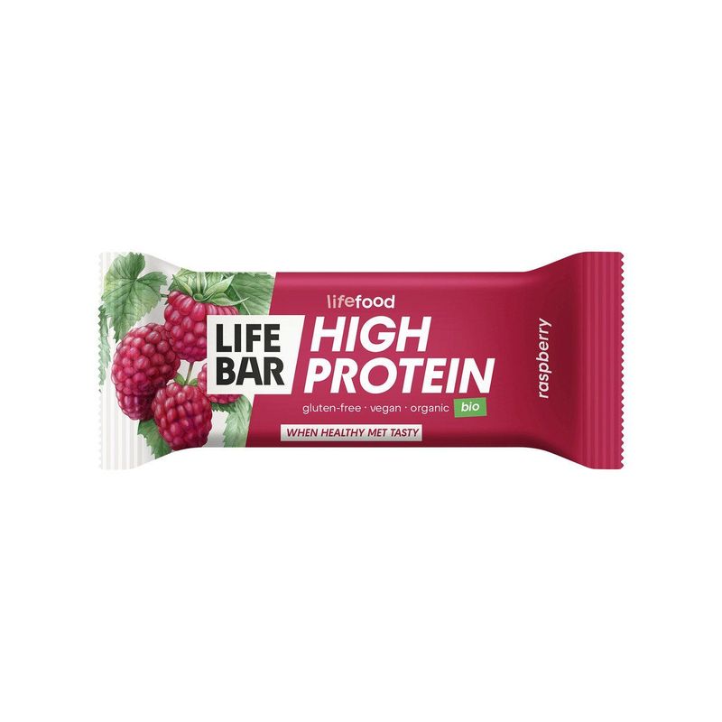 Lifebar Riegel Protein Himbeere, EU Bio