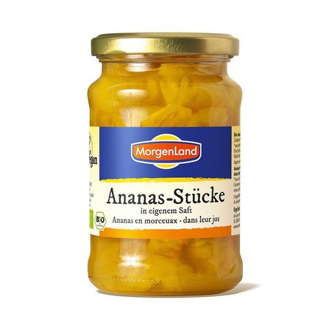 Ananas Stücke im Fruchtsaft, EU Bio