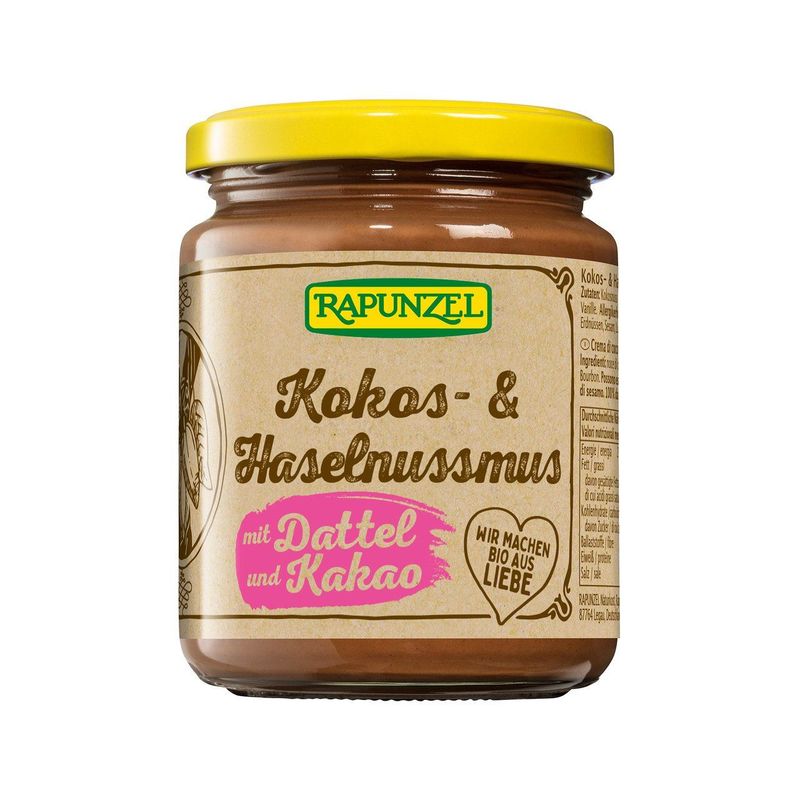 Kokos & Haselnussmus mit Dattel und Kakao, EU Bio