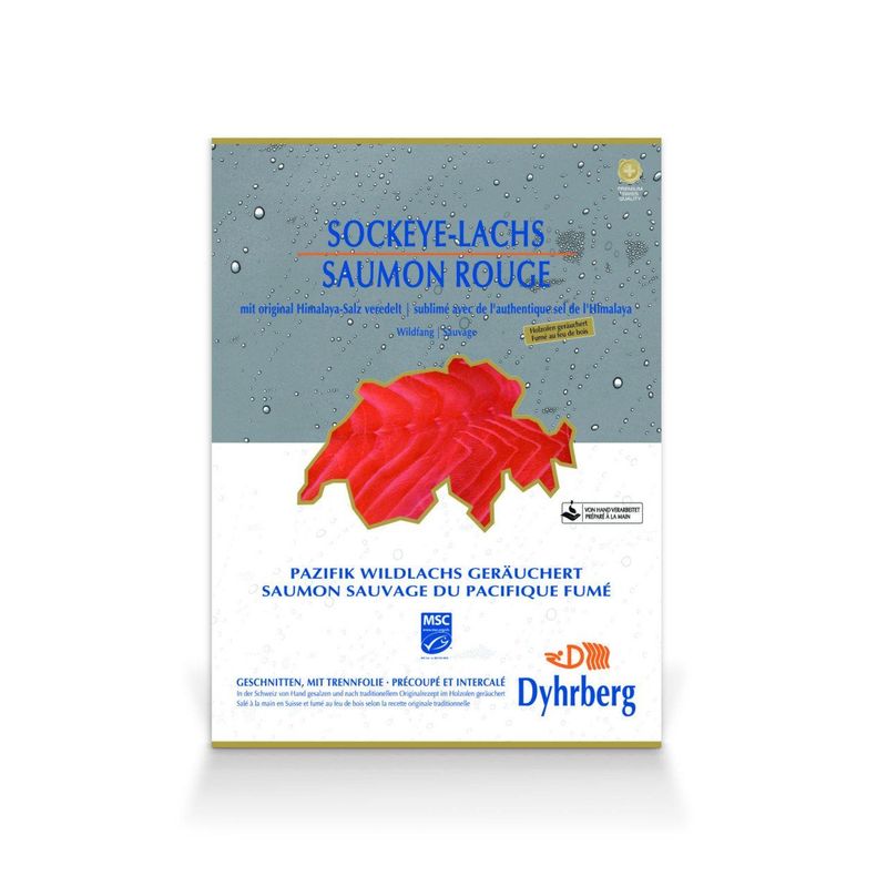 Sockeye Pazifik Wildlachs geräuchert, Marine Stewardship Council