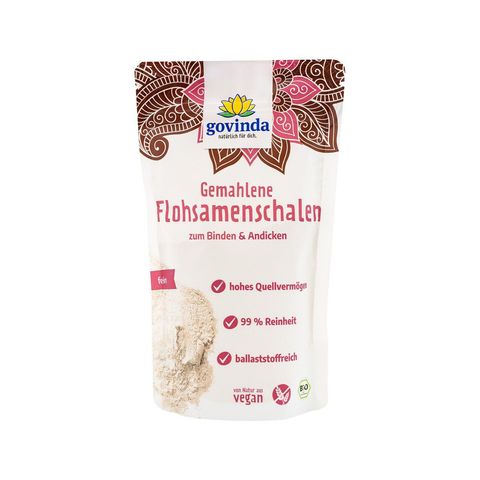 Flohsamenschale gemahlen, EU Bio