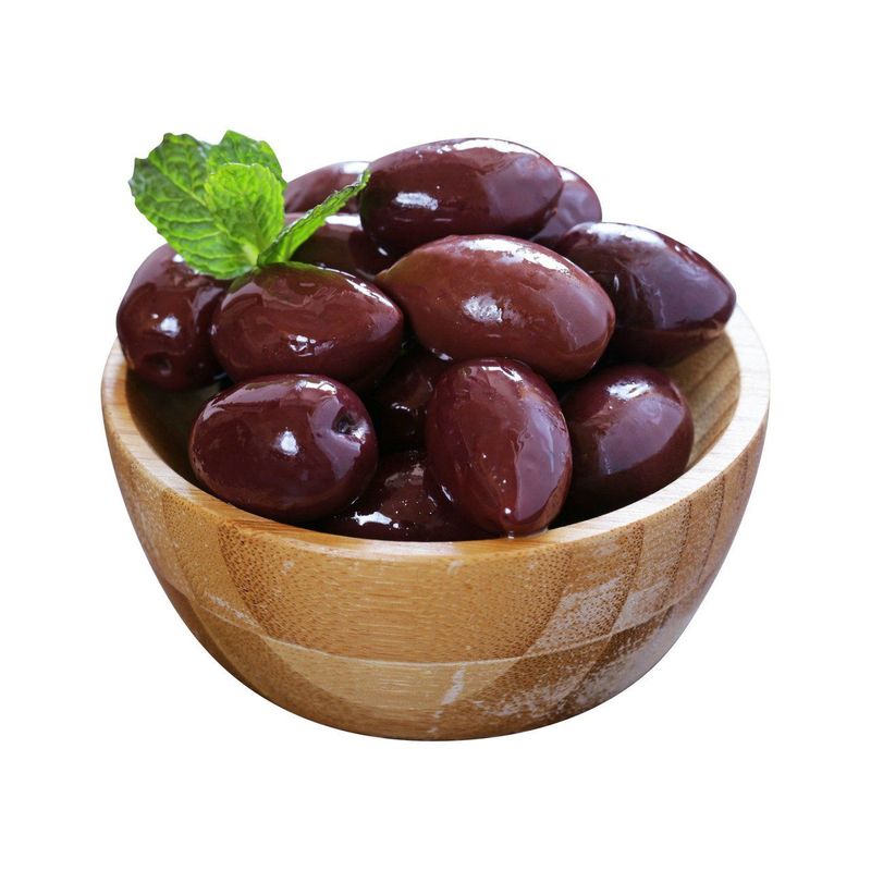 Oliven Kalamata schwarz entsteint, Bio Knospe