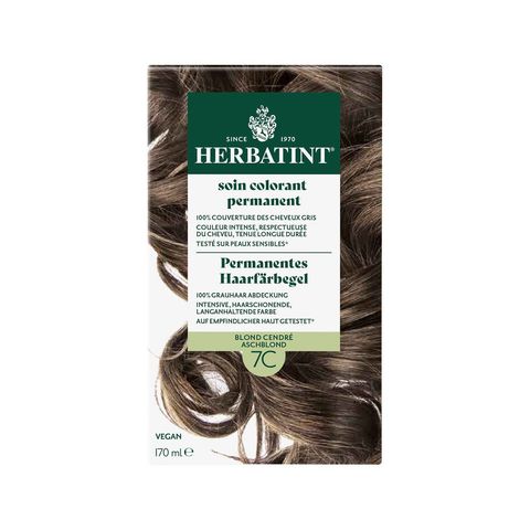 Haarfärbegel 7C Aschblond, ohne Zertifizierung