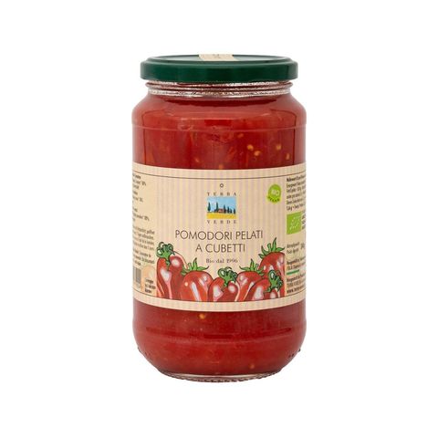 Pomodori Pelati a Cubetti, EU Bio