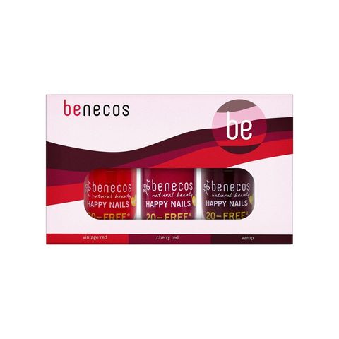 Geschenkset Nagellack: Classic in Red, BDIH COSMOS ORGANIC