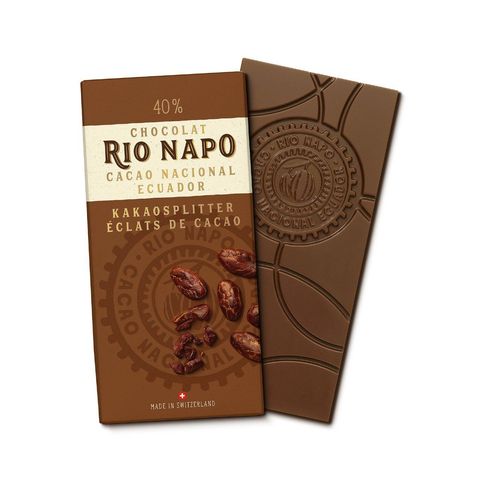 Waldschokolade Rio Napo Cru Milch 40%, EU Bio