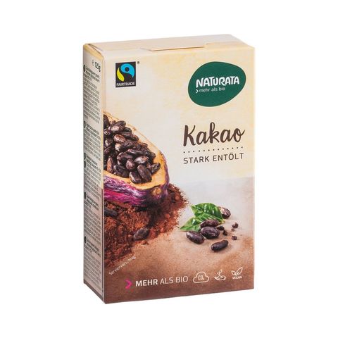Kakao stark entölt (ca. 10% Fettanteil), EU Bio / FLO-Fairtrade