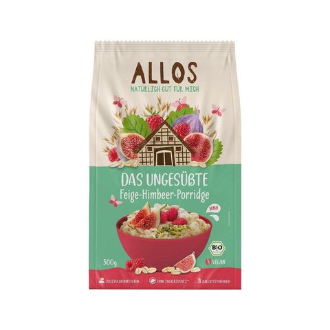 Das ungesüsste Feige-Himbeer-Porridge, EU Bio