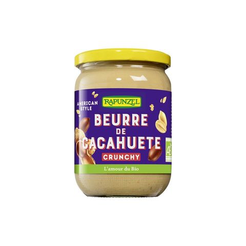 Beurre de cacahuete crunchy, EU Bio