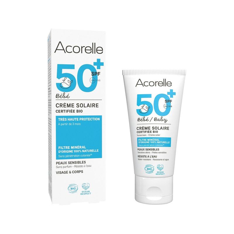 Baby-Sonnencreme SPF50+, Cosmebio Naturkosmetik