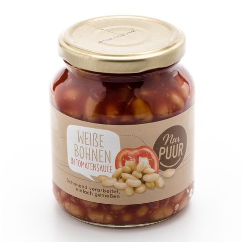 Weisse Bohnen in Tomatensauce, EU Bio