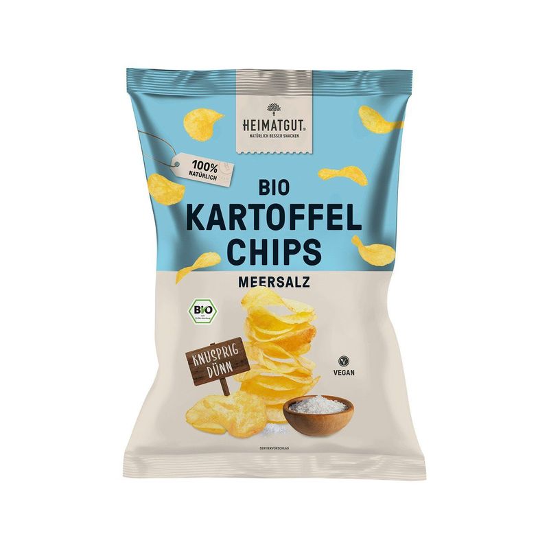 Kartoffel Chips Meersalz, EU Bio