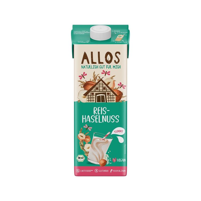 Reis-Haselnuss Drink, EU Bio