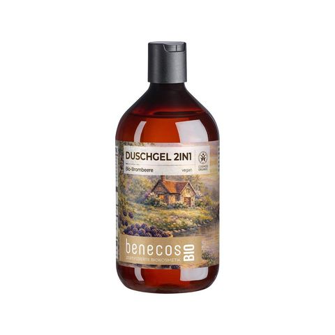 Duschgel 2-in-1, Bio-Brombeere, BDIH COSMOS ORGANIC