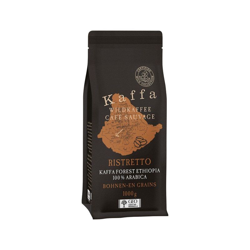 Wildkaffee Kaffa Ristretto Bohnen, Schweizer Bio-Verordnung