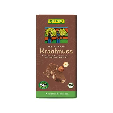 Schokolade Krachnuss, HiH, EU Bio / Fairer Handel (Claro; Hand in Hand; etc.)