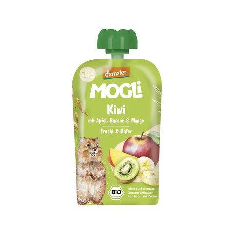 Quetschie Kiwi mit Apfel, Banane und Mango, Demeter