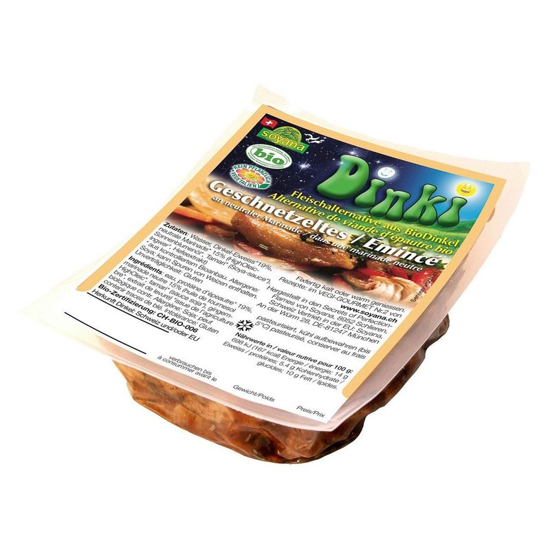 Dinki Geschnetzeltes neutrale Marinade, Schweizer Bio-Verordnung