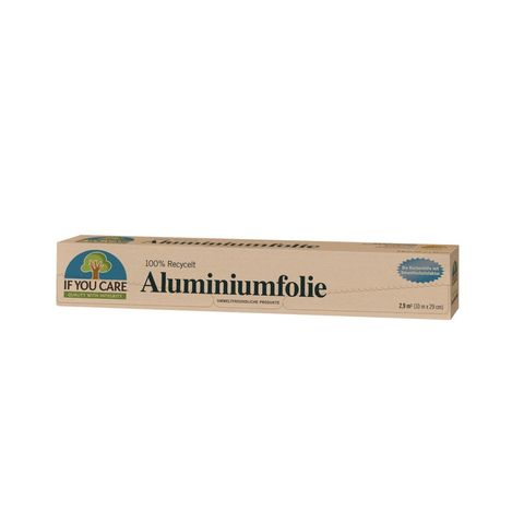 Aluminiumfolie 100% recycelt, 10 m x 29 cm, ohne Zertifizierung
