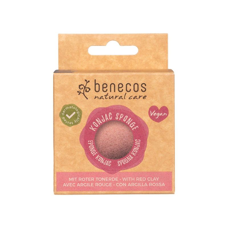Konjac Sponge - red clay, ohne Zertifizierung